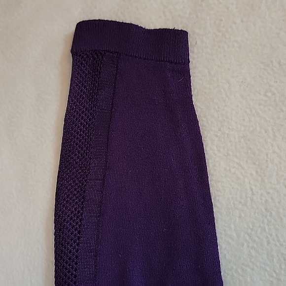 Anne Klein Women's Purple Long Sleeve Knit Sweater, S - Picture 3 of 9